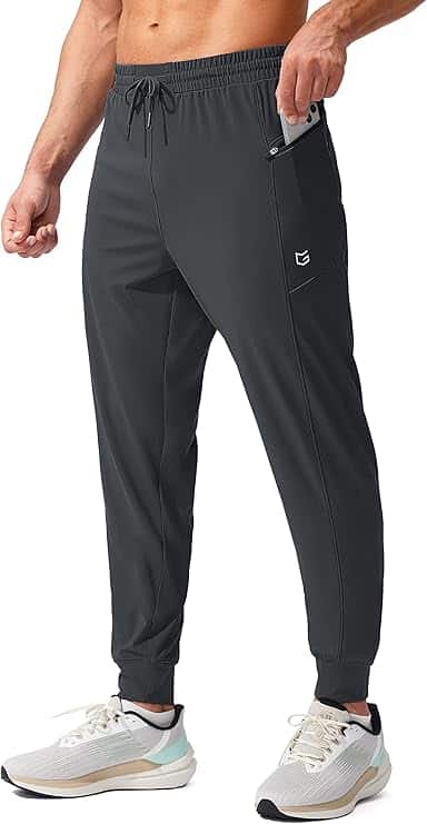 10 G Gradual Mens Joggers Pants with Zipper