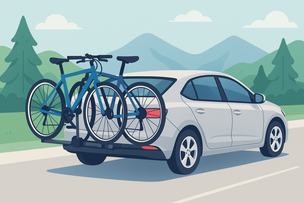 two bike car rack